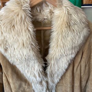 Women’s Wilson’s Genuine Suede/Faux fur Coat Med